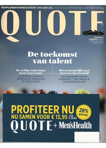 Pakket Quote + MensHealth - 05 2025, Verzenden, Nieuw, Lichaam en Geest