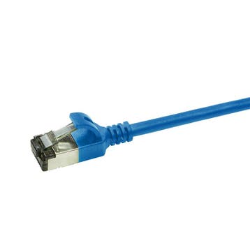 CAT6a U/FTP Ultraflex, 100% koper, blauw, 1M, Ophalen of Verzenden, Nieuw