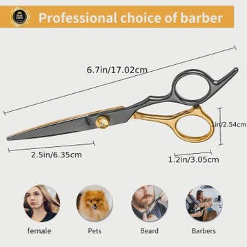 Professionele Haar Kappersschaar Set - Inclusief Effileersch, Verzenden