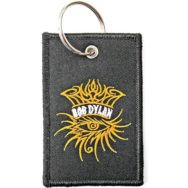 Bob Dylan Eye Icon Patch Sleutelhanger officiële merchandise, Verzamelen, Muziek, Artiesten en Beroemdheden, Gebruiksvoorwerp