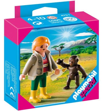 Playmobil Dierenarts met Gorilla-baby - 4757 (Nieuw), Verzenden, Nieuw
