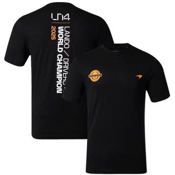 McLaren Champions Driver T-Shirt Lando Norris XL Black -, Nieuw
