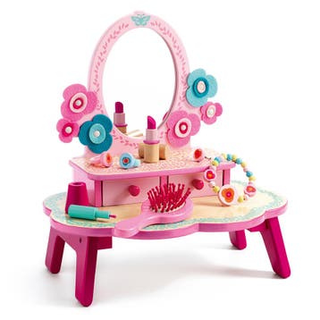 Djeco houten kaptafel Flora - FSC 1 van €42,99 voor €21,50, Ophalen of Verzenden, Nieuw