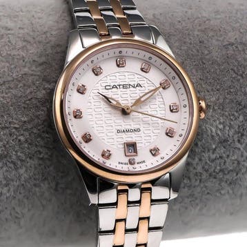 Catena - Diamond Swiss Made Watch - CAD009-4BM - Zonder, Nieuw