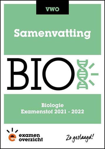 Biologie Samenvatting   Examenoverzicht  9789493237162, Zo goed als nieuw