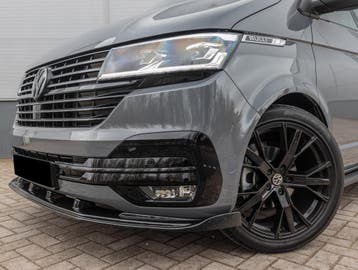 Voorspoiler VW Transporter T6.1 2020-2024 V1 | glans zwart