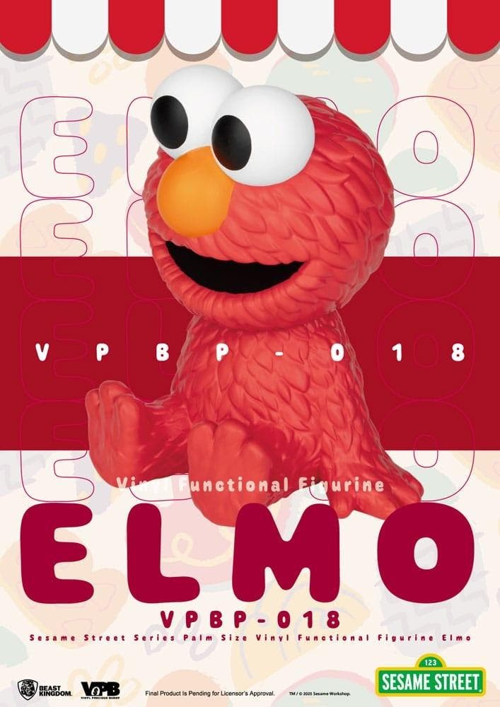 Sesame Street Piggy Spaarpot Elmo 12 cm, Verzamelen, Film en Tv, Nieuw, Ophalen of Verzenden