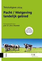 Pacht / Wetgeving Landelijk Gebied | Nieuw, Ophalen of Verzenden, Nieuw, Jeroen Rheinfeld