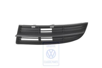 Volkswagen ventilatierooster bumper - links, satijnzwart, Auto-onderdelen, Ophalen of Verzenden, Nieuw, Volkswagen