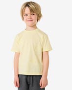 HEMA Kinder T-shirt vissen lichtgeel, Verzenden, Nieuw