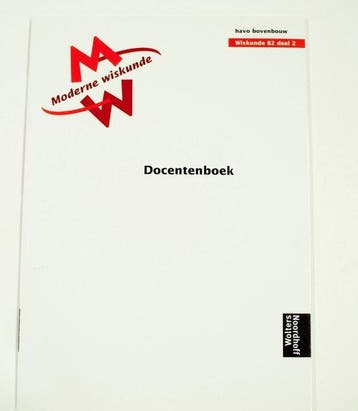 MODERNE WISKUNDE HAVO B2 2 DOC, Boeken, Verzenden, Gelezen