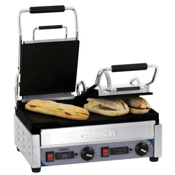 Paninigrill RVS Premium | 2.9kW | Gladde plaat |, Verzenden, Nieuw in verpakking