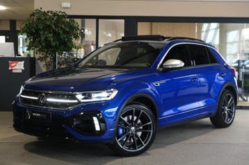 Zakelijke Lease |  Volkswagen T-Roc 2.0 TSI 4Motion R 300PK, Automaat, Stof, Gebruikt, Blauw