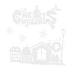 Ruhhy Kerstraamstickers - Feestelijke Decoratie zonder Li..., Diversen, Kerst, Ophalen of Verzenden, Nieuw