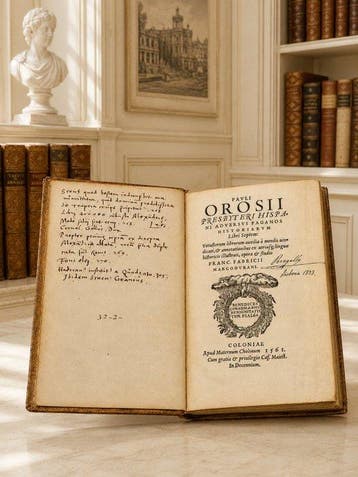Orosio - Aduersus Paganos Historiarum - 1561