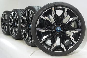 BMW 5 serie i5 G60 G61 954I 21 inch velgen Pirelli Zomerband, Gebruikt, Velg(en), Zomerbanden, 21 inch