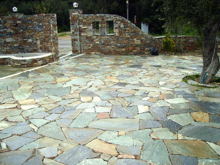 flagstones Karystos Green / Karystos Green flagstones, Tuin en Terras, Tegels en Klinkers, Terrastegels, Nieuw, Natuursteen