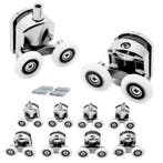 Ruhhy Douchecabine Wieltjes Set van 8 - Soepele en Veilig..., Huis en Inrichting, Ophalen of Verzenden, Nieuw