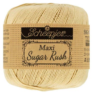 Scheepjes Maxi Sugar Rush 50gr - 404 English Tea, Hobby en Vrije tijd, Breien en Haken, Verzenden, Nieuw
