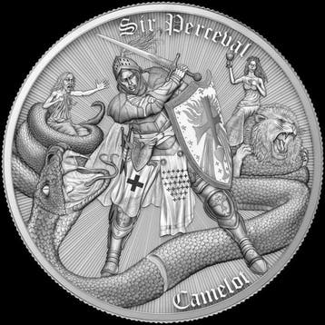 Niue. 2 Dollars 2026 Sir Perceval Camelot 1 Oz, (.999)