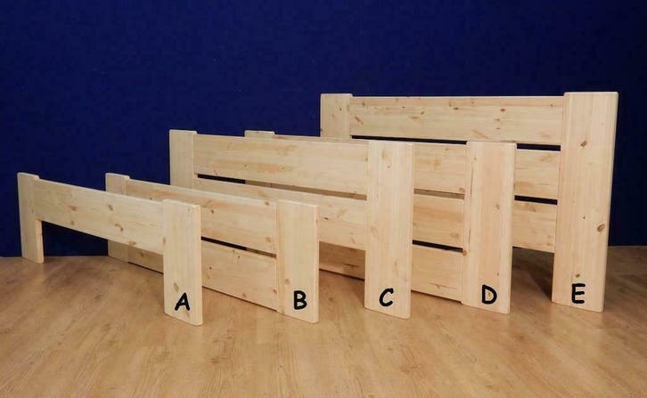 houten bed HARM 14 modellen 50 matrasmaten, Huis en Inrichting, Slaapkamer | Bedden, Nieuw, Tweepersoons