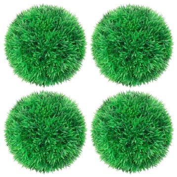 vidaXL Kunstbuxusbollen 4 st 12 cm, Verzenden, Nieuw