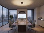 Veiling - Hanglamp Zwart 60cm 40W LED CCT 3 Kleur & 3 Stappe, Nieuw