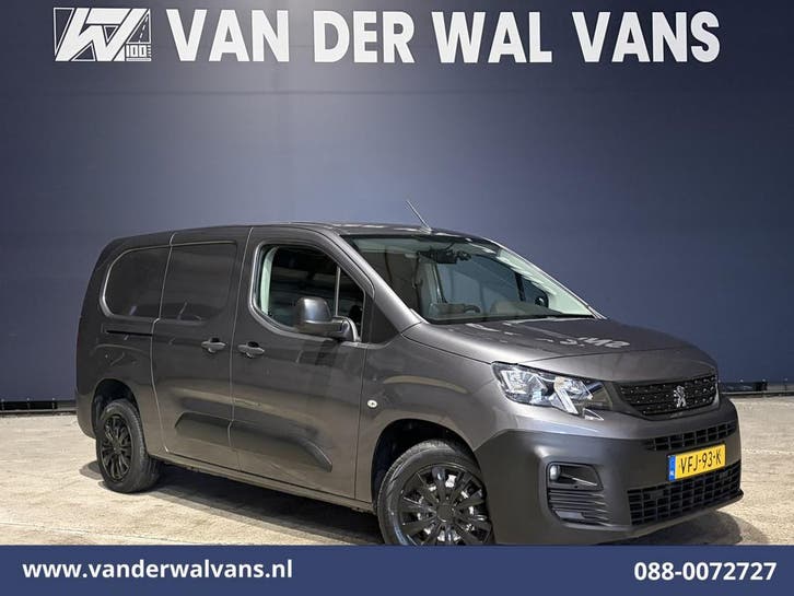 Peugeot Partner L2 H1 | Lease vanaf 268,- p/mnd, Auto's, Gebruikt, Euro 6, Dealer onderhouden, Zilver of Grijs