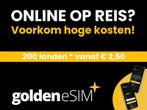 Golden eSIM - mobiel internet op reis in 200 landen, Nieuw, Overige providers, Simkaart
