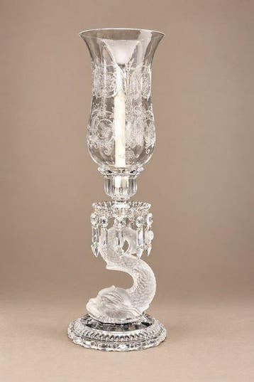 Baccarat - Kandelaar Dauphin (H. 58 cm) - Kristal -, Antiek en Kunst