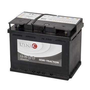 Dynac Semi-tractie accu 12 volt 60 ah Type 95502 SMF, Ophalen of Verzenden, Nieuw
