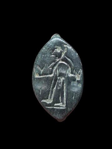 Oud-Romeins Stunning & Rare Person Seal Ring, Sieraden, Tassen en Uiterlijk