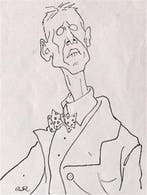 Man in zwart wit (lijst optie, Lithos), Verzenden