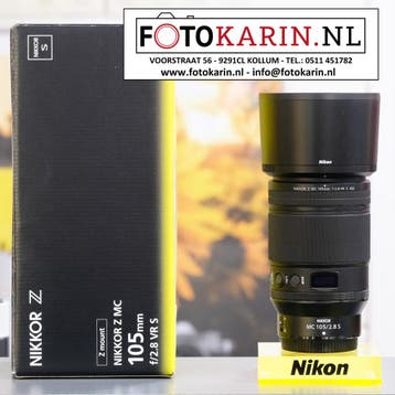 Nikon Z MC 105mm f2.8 VR S Macro occasion| Foto karin Kollum, Ophalen of Verzenden, Zo goed als nieuw, Macrolens