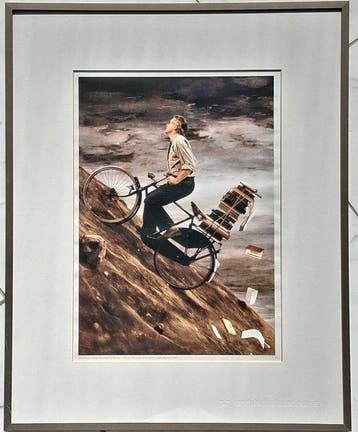 Teun Hocks (1947-2022) - Man on a Bicycle