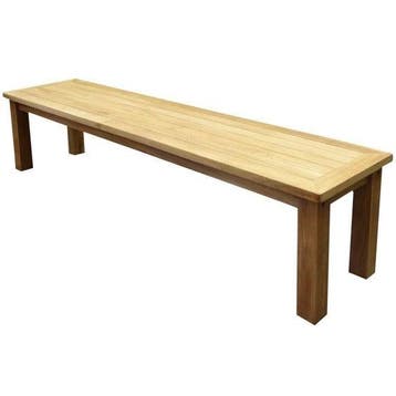 Minerva tuinbank 225 cm teak, Ophalen of Verzenden, Nieuw