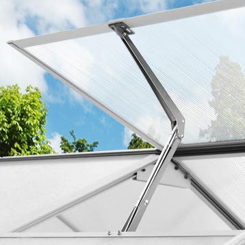 Automatische Raamopener Set van 2 Zilver 7,5 kg hefvermogen, Verzenden, Nieuw
