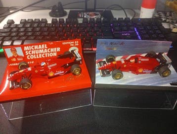 Minichamps 1:43 - Model raceauto (2) - F1 Ferrari F310, Nieuw