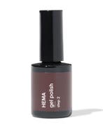 HEMA Gel nagellak 55 black cherry 1+1 gratis, Verzenden, Nieuw
