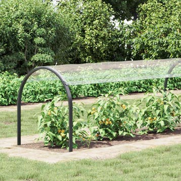 vidaXL Plantenhoes 1,5 x 20 m PVC Transparant, Verzenden