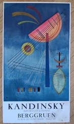 Kandinsky - Affiche lithographique originale - Galerie, Antiek en Kunst