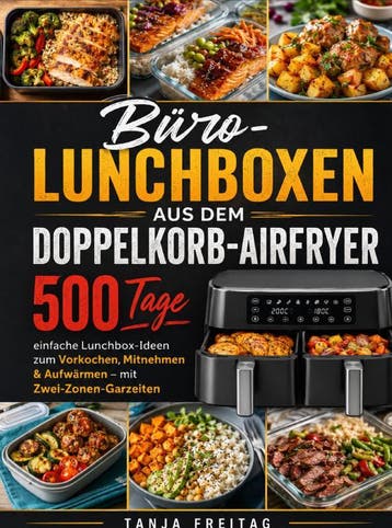 Büro-Lunchboxen Aus Dem Doppelkorb-Airfryer | Tanja Freitag, Ophalen of Verzenden, Nieuw, Tanja Freitag