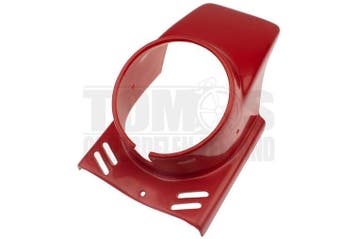 Koplampkap spoiler rond rood 130mm, Fietsen en Brommers, Ophalen of Verzenden, Nieuw, DMP