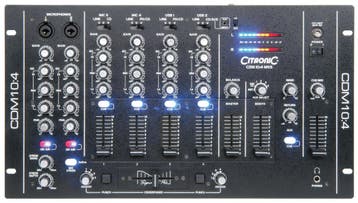 Citronic CDM10:4 MK5 4 Kanaals USB Mixer, Verzenden, Nieuw, Overige typen