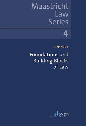 9789462368606 Maastricht Law Series- Foundations and Buil..., Verzenden, Nieuw, Jaap Hage