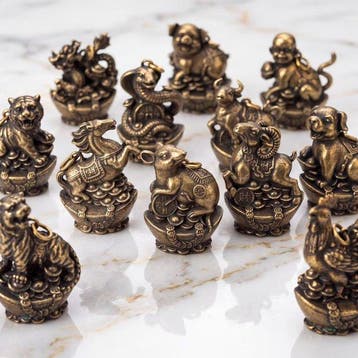 Het Chinese sterrenbeeld (de dierenriem of shengxiao) -