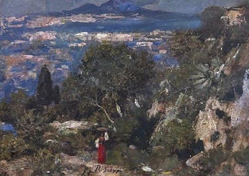 Raimondo Radames Scoppa (1877-1957) - Contadina con, Antiek en Kunst