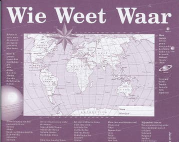 Wie, Weet, Waar Wereld (een wereld spel), Verzenden, Nieuw