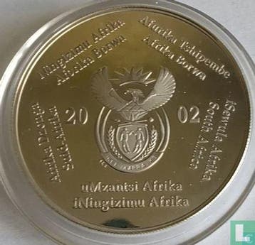 Zuid-Afrika 2 rand 2002 (PROOF) Southern right whale, Verzenden, Overige landen, Losse munt, Goud