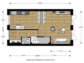 Te huur: Huis De Vloeienwacht in Maastricht, Limburg, Maastricht